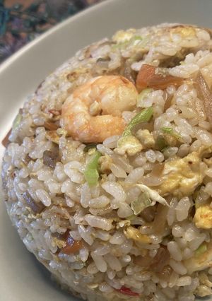 きんぴらごぼうとエビの和風チャーハン-レシピのメイン写真