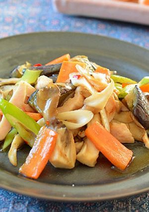 野菜と鶏むね肉のオイスターソース炒め♪-レシピのメイン写真