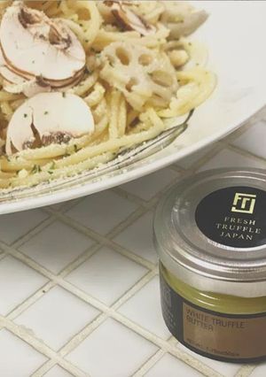 【白トリュフバター】トリュフ蓮根パスタ-レシピのメイン写真