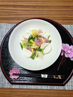 ヨウサマの減塩かぶと生ハムのレモンマリネ-レシピのメイン写真