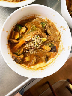 簡単きな粉トマト味ツナ根菜茄子野菜炒め-レシピのメイン写真