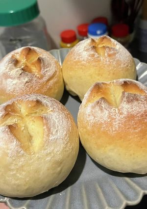 【発酵なし】卵乳不使用！手作り豆乳パン-レシピのメイン写真