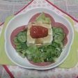 ビアソきゅうりの塩もみ+明太載せ冷奴