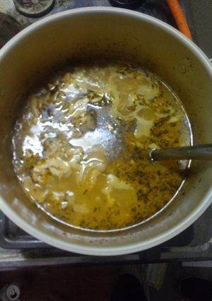 子ども食堂用のコンソメスープ試作品-レシピのメイン写真