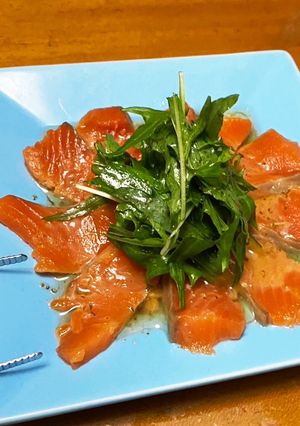 サーモンのカルパッチョ-レシピのメイン写真
