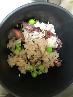ほたるいかとグリーンピースの混ぜご飯-レシピのメイン写真