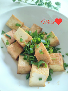 フライパンで簡単☆厚揚げのスタミナ焼き-レシピのメイン写真