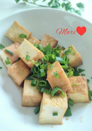 フライパンで簡単☆厚揚げのスタミナ焼き-レシピのメイン写真