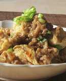 レンジde麻婆豆腐☆茄子☆挽肉そぼろ丼