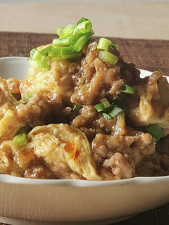 レンジde麻婆豆腐☆茄子☆挽肉そぼろ丼-レシピのメイン写真