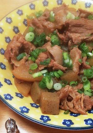 大根とこんにゃくと豚肉のピリ辛煮-レシピのメイン写真