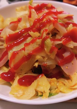 キャベツと玉ねぎの朝活炒め-レシピのメイン写真
