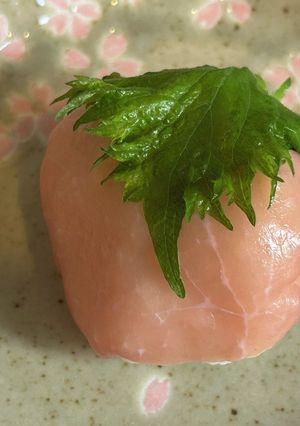 お花見に！関西風桜餅風おむすび-レシピのメイン写真
