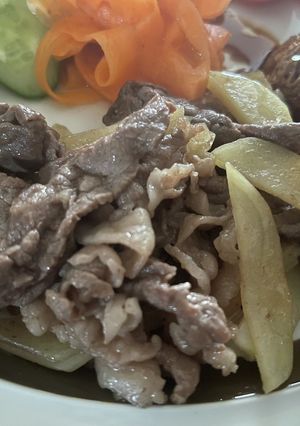 牛肉とじゃがいものしょうゆ炒め-レシピのメイン写真