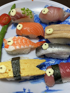 超かんたん お寿司でこいのぼり-レシピのメイン写真