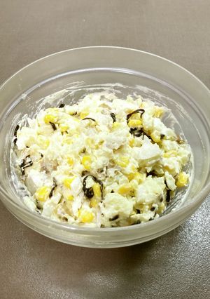 春、新じゃがと新玉ねぎの塩昆布マヨサラダ-レシピのメイン写真