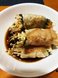 豚肉えのきしそ巻き-レシピのメイン写真