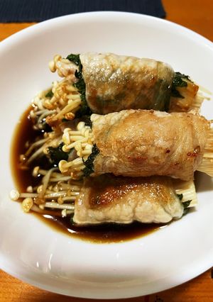 豚肉えのきしそ巻き-レシピのメイン写真