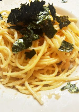 簡単、バター明太子スパゲッティ！-レシピのメイン写真