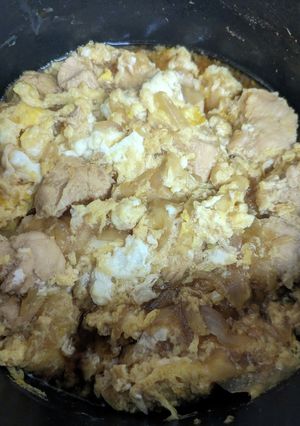 鶏むね肉で親子丼-レシピのメイン写真