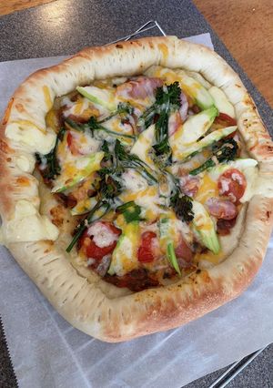 みみまで美味しいピザか自宅でできるよ-レシピのメイン写真