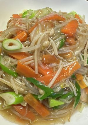 昼飯もやしあんかけ焼きそば(身内専用)-レシピのメイン写真