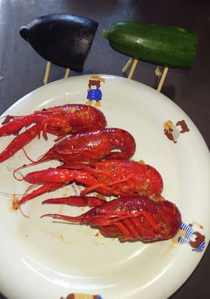 ザリガニのペペロンチーノ風炒め-レシピのメイン写真