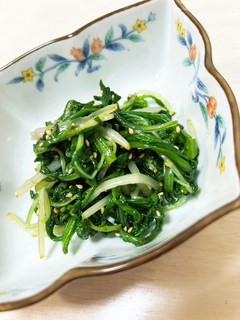 簡単!菊菜と水菜のナムル-レシピのメイン写真
