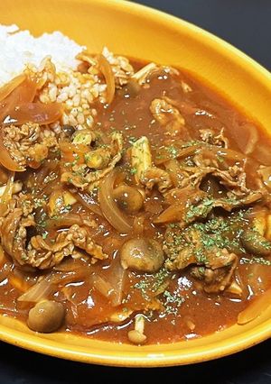 レンジで簡単!ハッシュドビーフ!-レシピのメイン写真