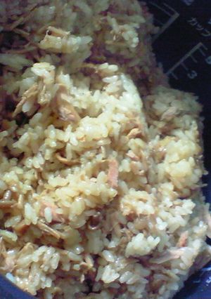 なめたけとツナ缶の炊き込みご飯-レシピのメイン写真