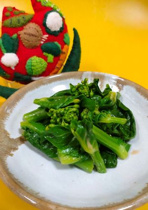 菜花の辛子醤油和え　-レシピのメイン写真