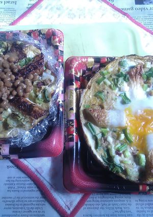 ねぎ焼き風玉子焼き2種〜2024年お花見-レシピのメイン写真