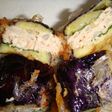 絶妙☆茄子の鶏挽肉はさみ揚げ