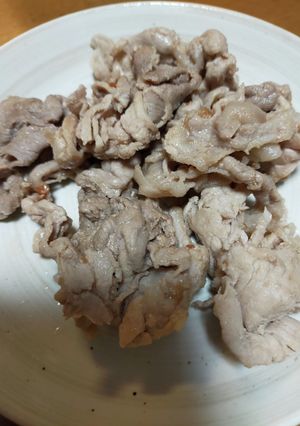 豚肉の梅肉炒め-レシピのメイン写真