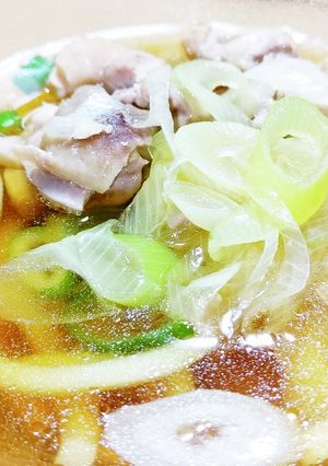 鶏ねぎうどん。-レシピのメイン写真