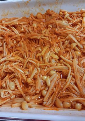 【ダイエット】ヤンニョムなめ茸-レシピのメイン写真