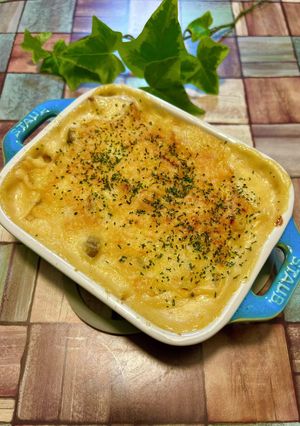 キノコ旨旨マカロニグラタンたん♪-レシピのメイン写真