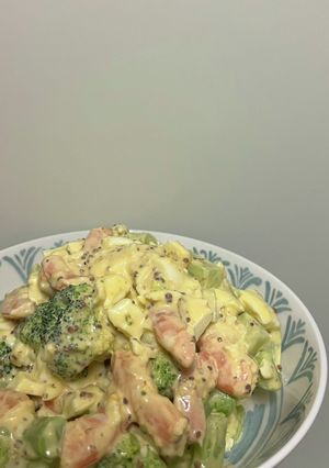 ブロッコリーとエビの粒マヨサラダ-レシピのメイン写真