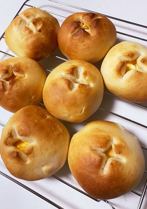 簡単ふわふわもちっとたまごパン-レシピのメイン写真