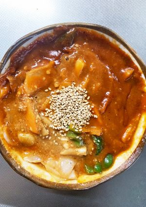 お一人☆オイシチュー野菜ふりかけ風サラダ-レシピのメイン写真