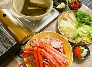 カニしゃぶ♪冷凍カニの解凍の仕方のコツ-レシピのメイン写真