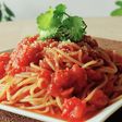 パスタ☆みょうがトマトソース☆昼食お弁当