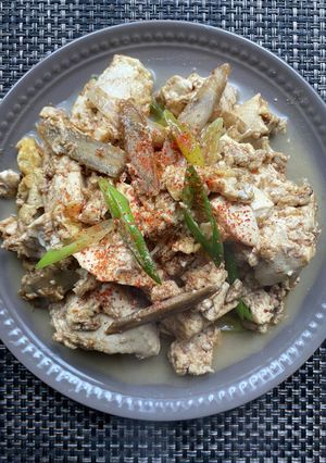 ゴボウと豆腐のチャンプルー-レシピのメイン写真