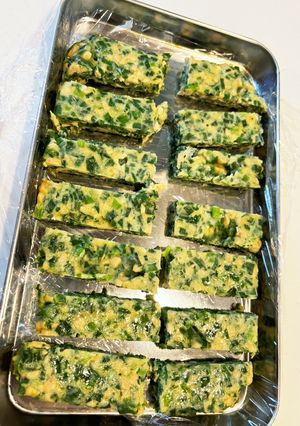手掴み納豆ニラチヂミ（離乳食9ヶ月〜）-レシピのメイン写真
