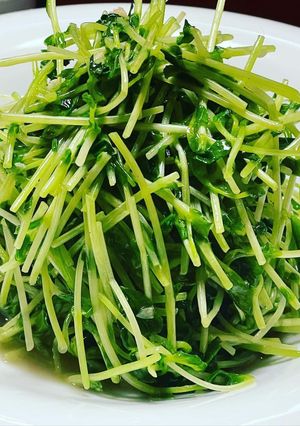 短時間に！町中華の味！やみつき！豆苗炒め-レシピのメイン写真
