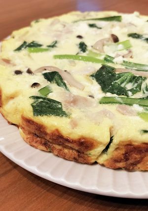 豆腐入りオープンオムレツ QC-レシピのメイン写真