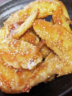 フライパンで手羽先の甘辛焼き-レシピのメイン写真