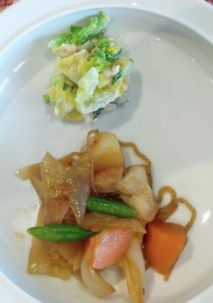 保育園給食★お麩じゃが-レシピのメイン写真