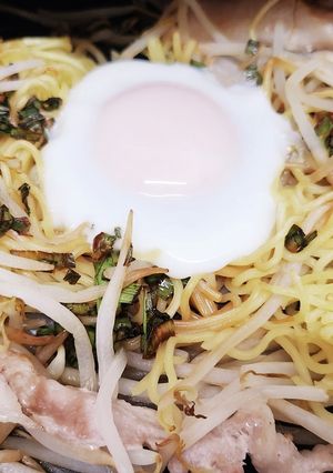 肉焼そば　もやしプラス-レシピのメイン写真
