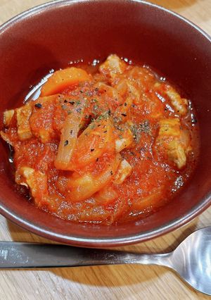 豚肉 トマト煮込み ホットクック-レシピのメイン写真